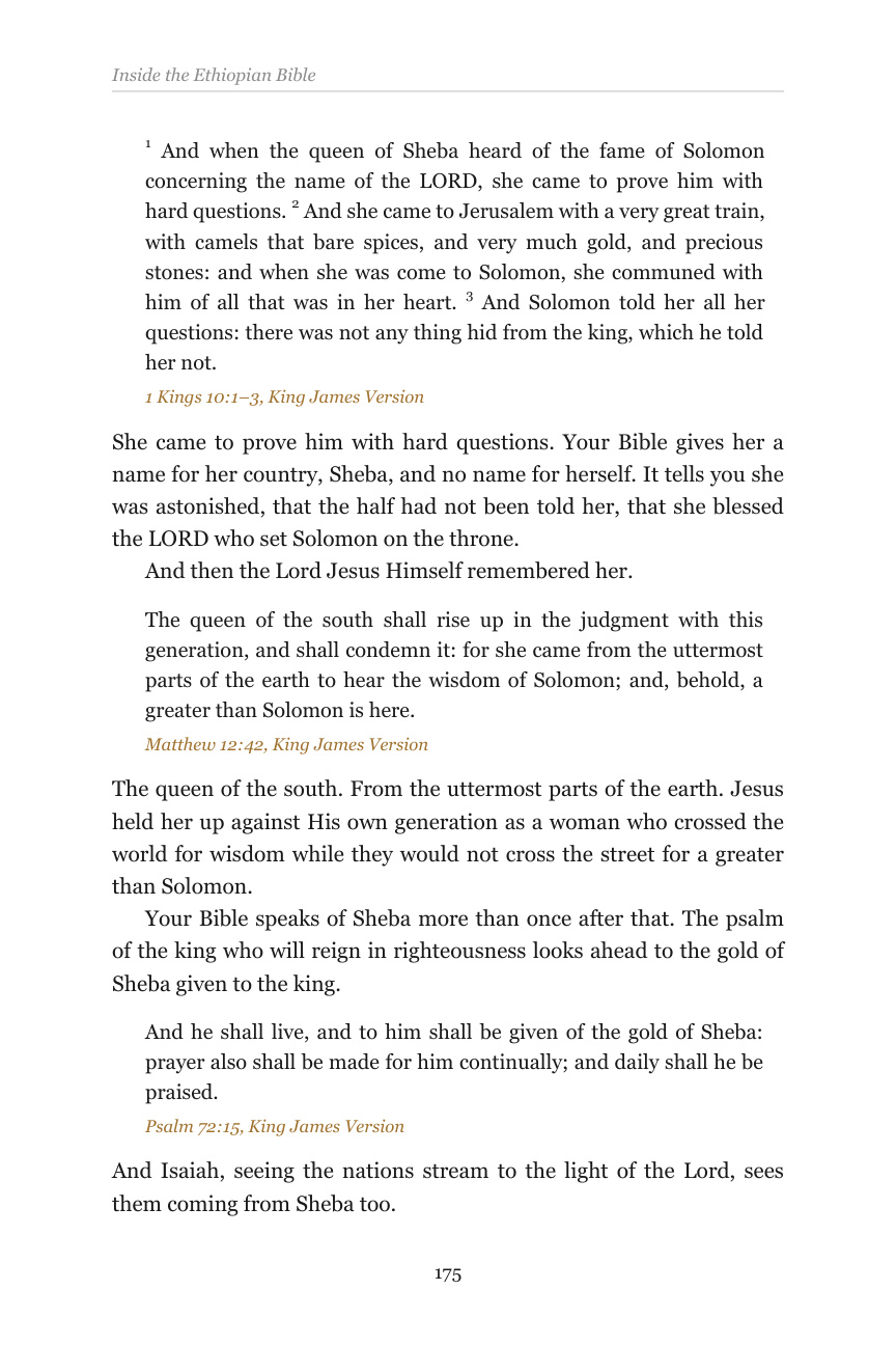 The Kebra Nagast — Sheba and Solomon